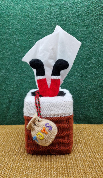 "Santa's Stuck!" Tissue Box Cosy