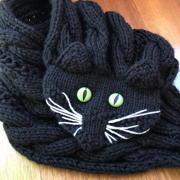 Black Cat Scarf