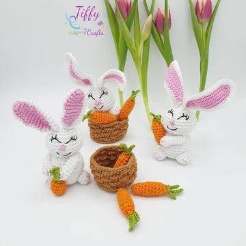 The Cute Bunny Family