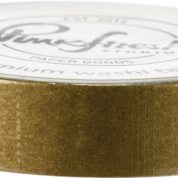 Pinkfresh Studio Washi Tape 10mmx11yd - Matte Gold