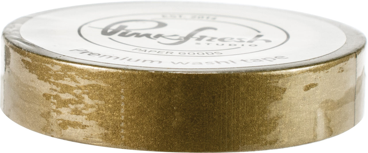 Pinkfresh Studio Washi Tape 10mmx11yd - Matte Gold