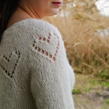 Fluffy Hearts Sweater