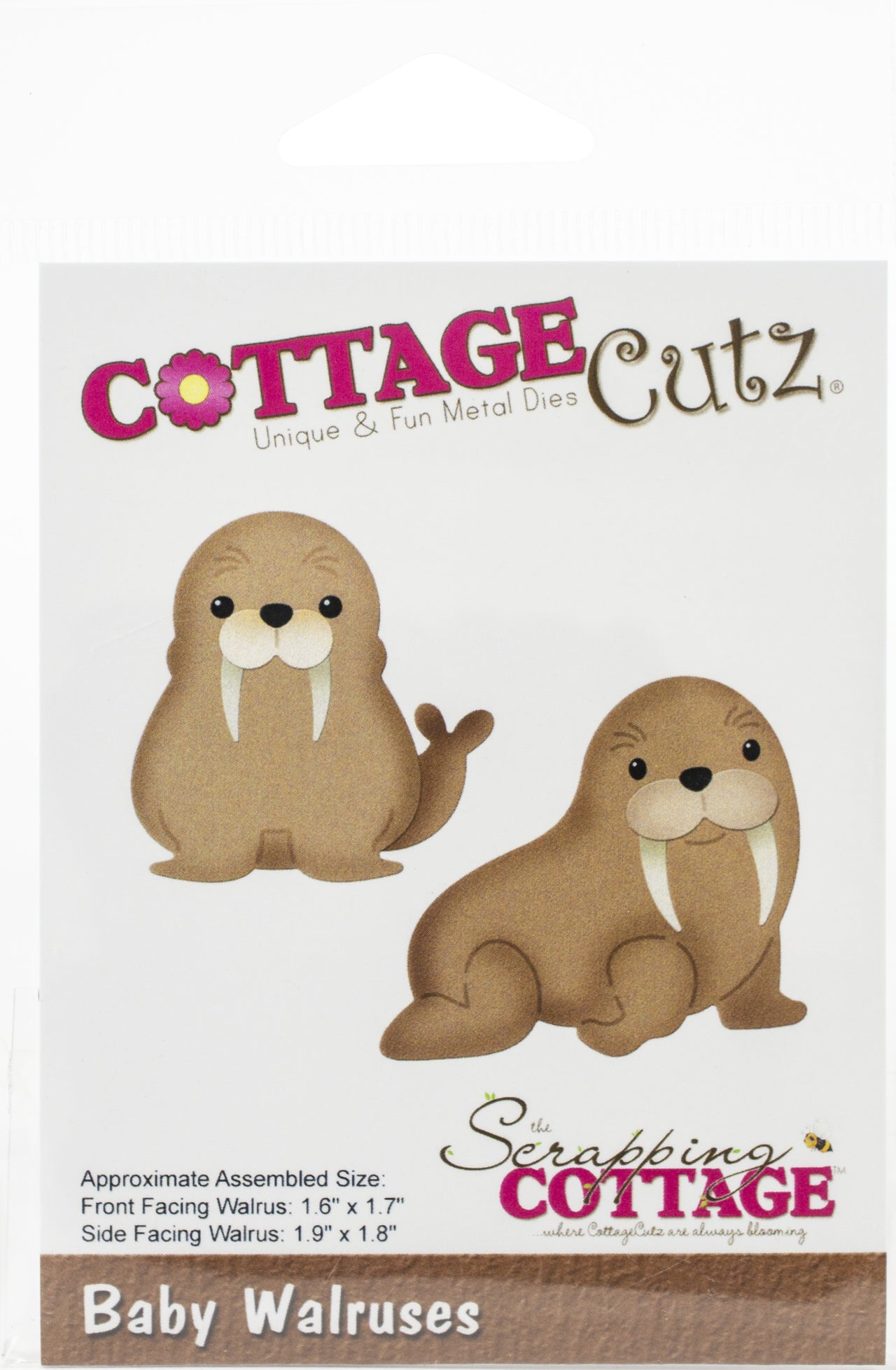 CottageCutz Dies - Baby Walruses, 1.6" To 1.9"