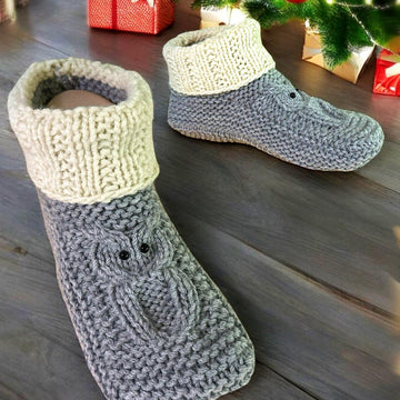 Owl Moccasin Slippers