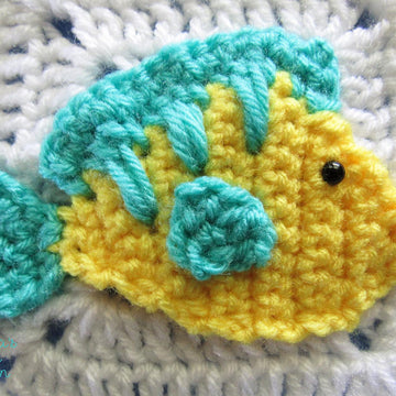 Tropical Fish Granny Square