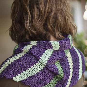 Diagonally Scarf and Shawl