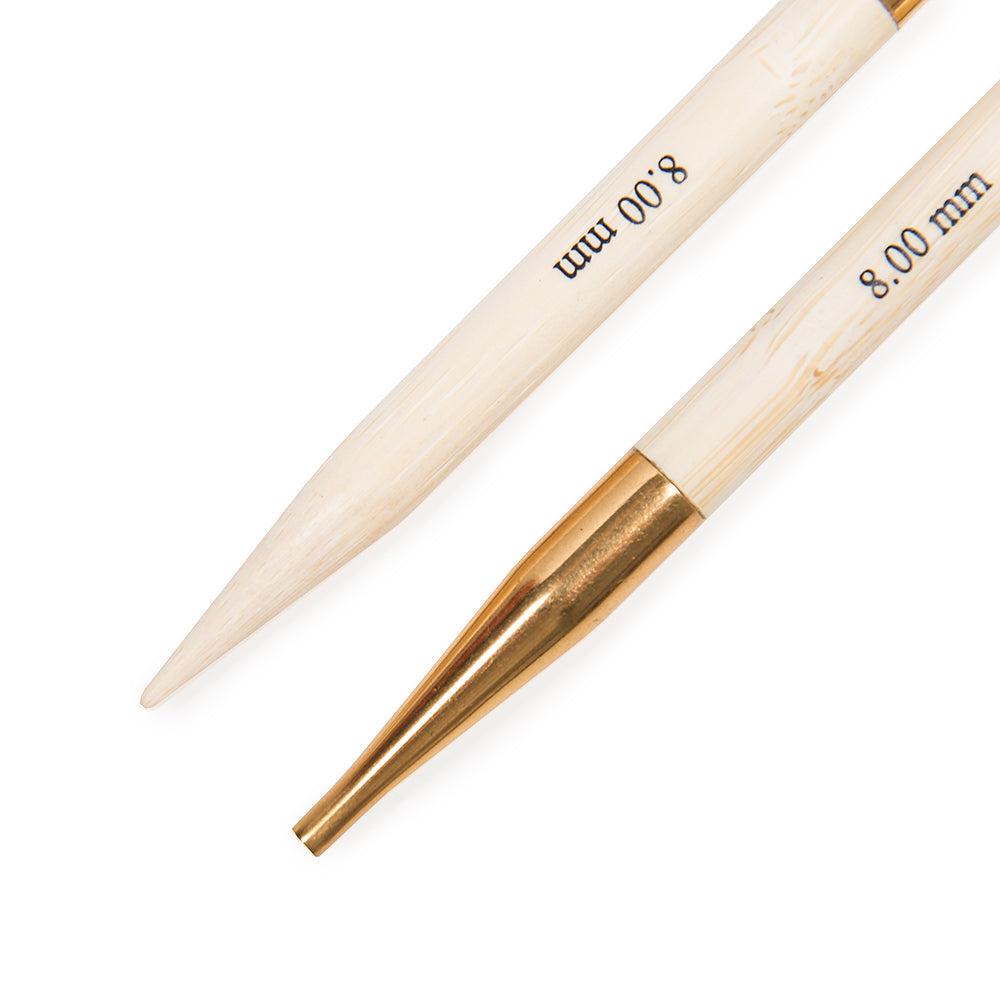 KnitPro Bamboo Interchangeable Needle Tips (Chunky Set)