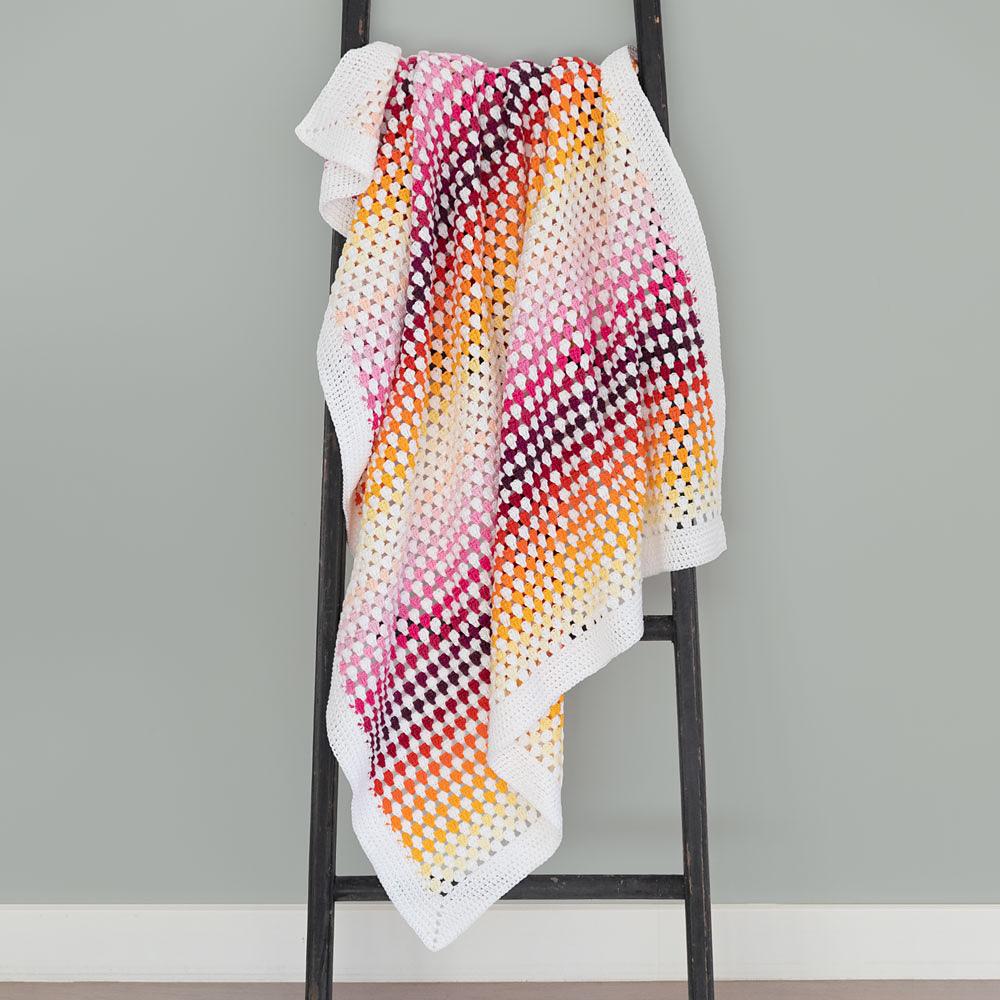 Granny Stripe Baby Blanket