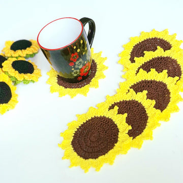 Sunflower coaster