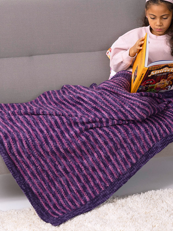 Sirius Blanket in Berroco Vintage Handpaint - Downloadable PDF
