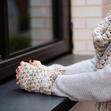 30 Minute Fingerless Mittens