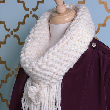 Loveheart Crochet Cowl Collar