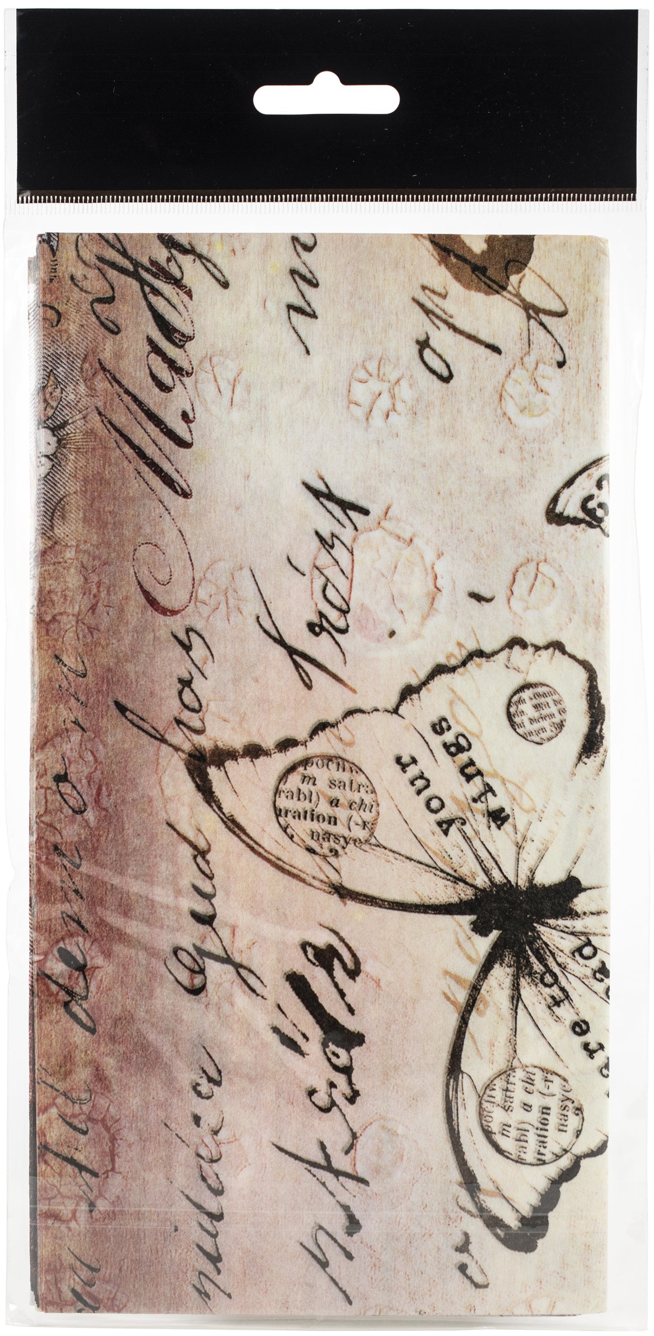 Prima Marketing Finnabair Mixed Media Tissue Paper 27.5"X19.7" 6/Pkg - Flutter
