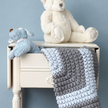 All-Around Blanket in Patons Beehive Baby Sport - Downloadable PDF