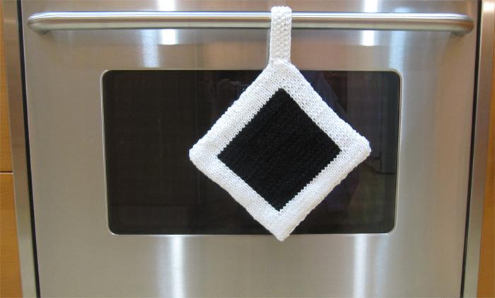 Malevich Black Square Pot Holder