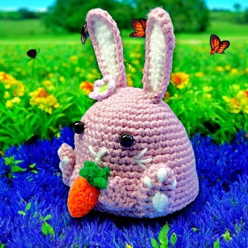 Easter Reversible Rabbit and Chicken Crochet Pattern (PDF)