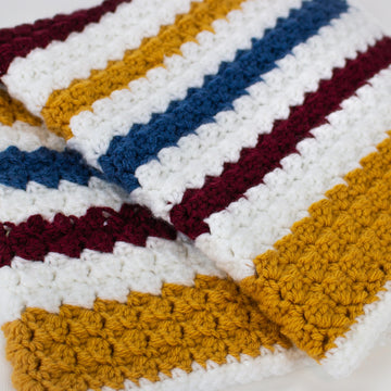 Ava’s Wattle Stitch Crochet Blanket