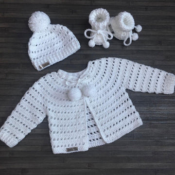 Lucy Baby Cardigan Set