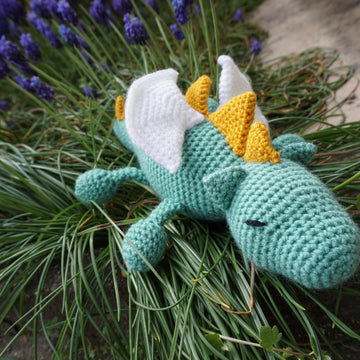 Häkelanleitung schlafender Drache Luca ♥