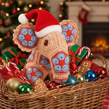 Christmas African Flowers Elephant Baubles Star
