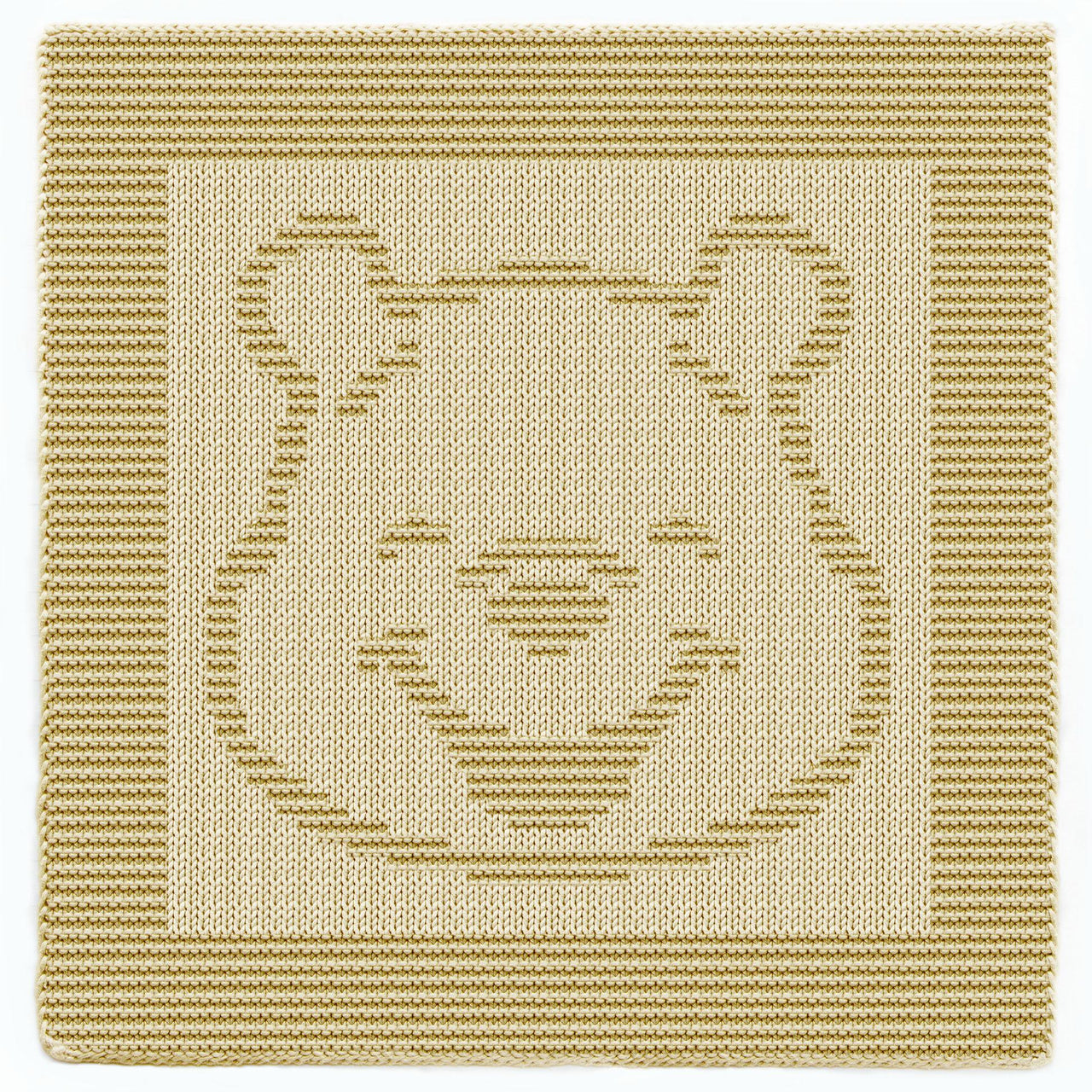 Winnie the Pooh Knitting Pattern Square