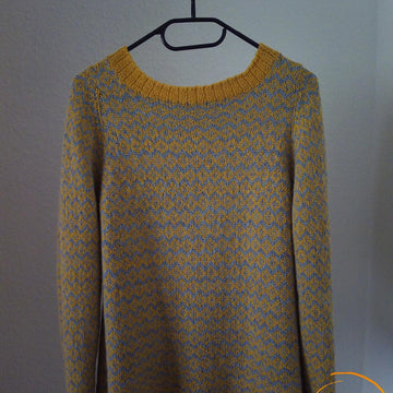 Blue and Yellow Sweater