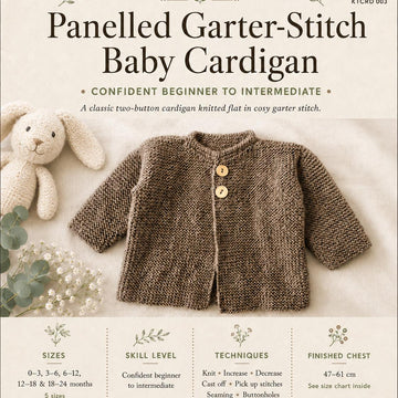 Baby cardigan garter