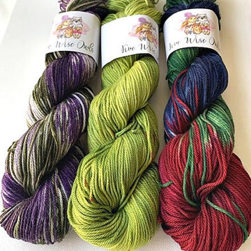 Five Wise Owls shawl