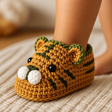 Animal Baby Bootie Pattern + Video Tutorial