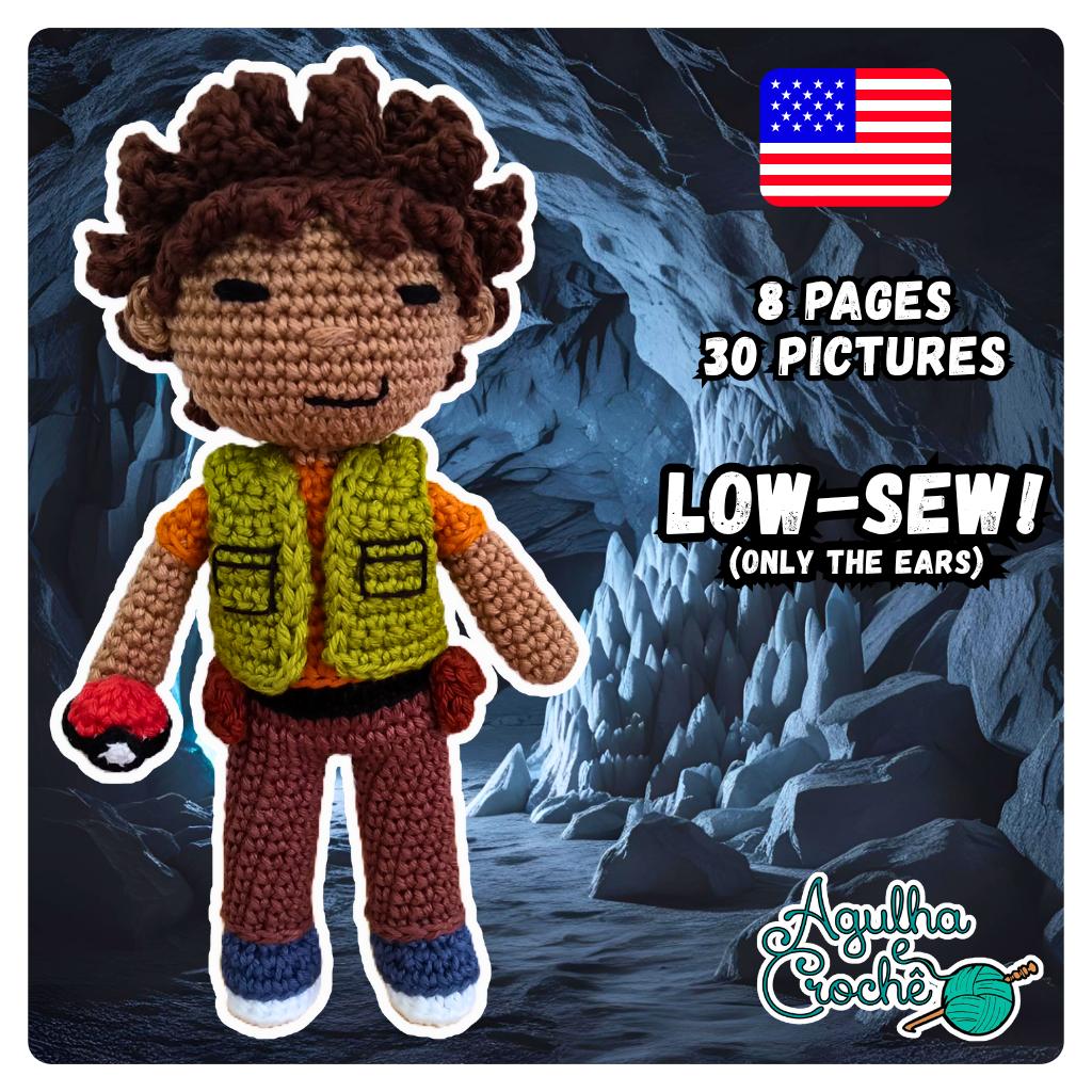 Brock Harrison from Pokemon Crochet Pattern