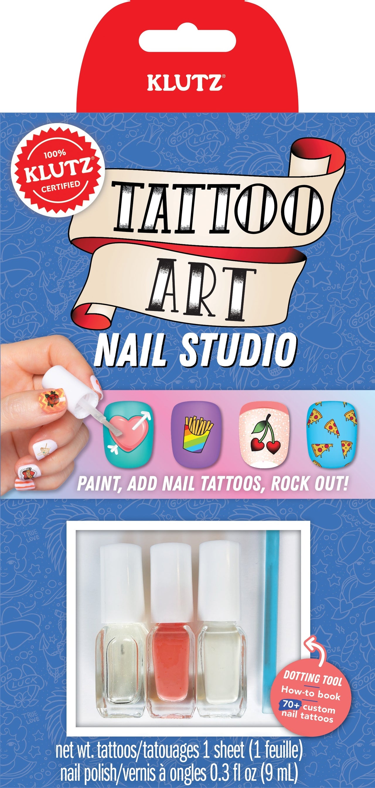 Klutz Mini Kits: Tattoo Art Nail Studio - 613780