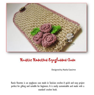 Rustic Rosettes Eyeglasses Case