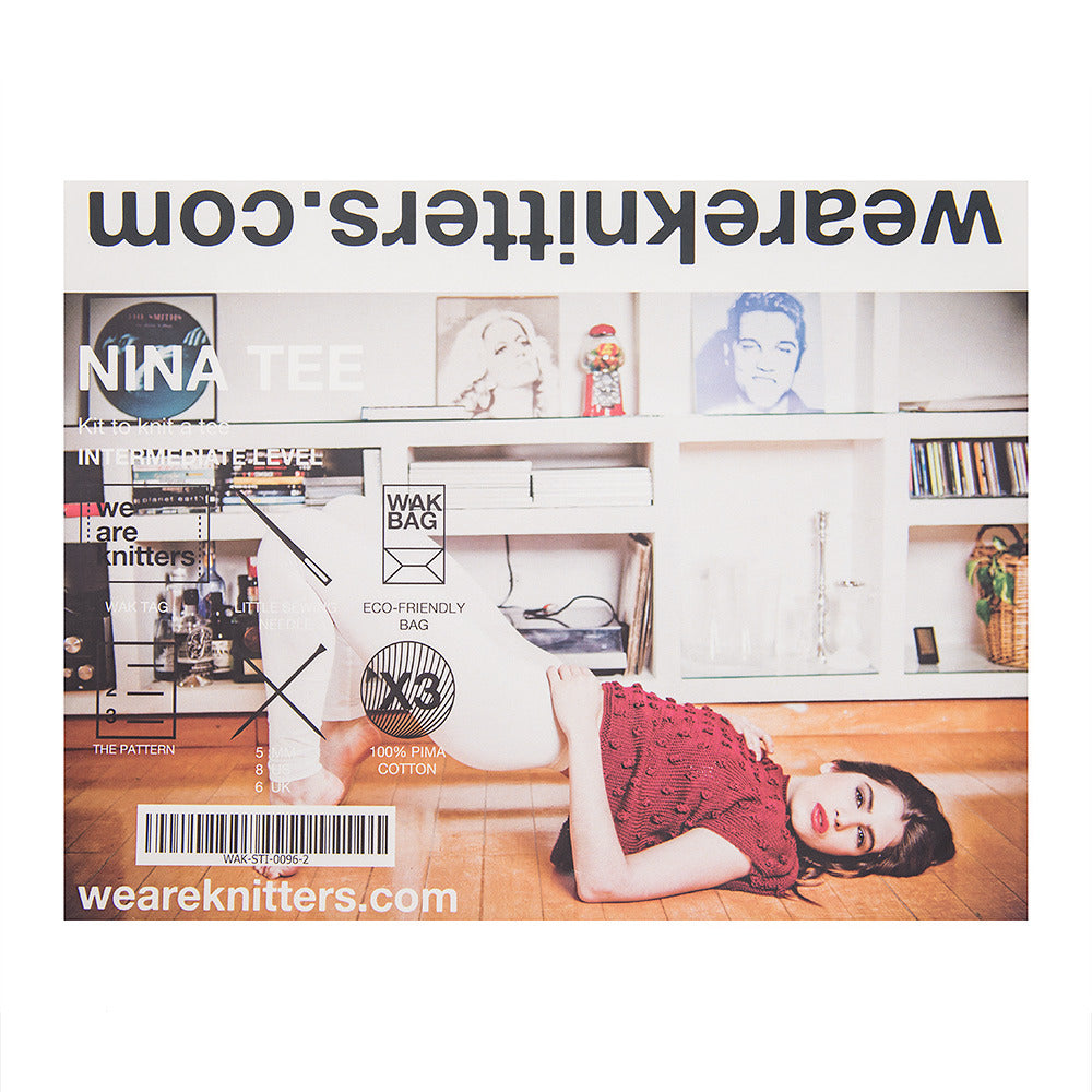 Sticker - Nina Tee in We Are Knitters The Cotton Wool