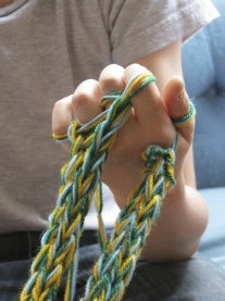 Buttonbag Finger Knitting Kit