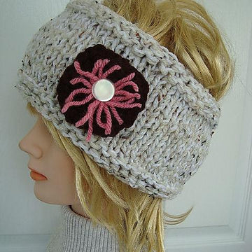 599, HEADBAND,  unisex style, 2 flowers