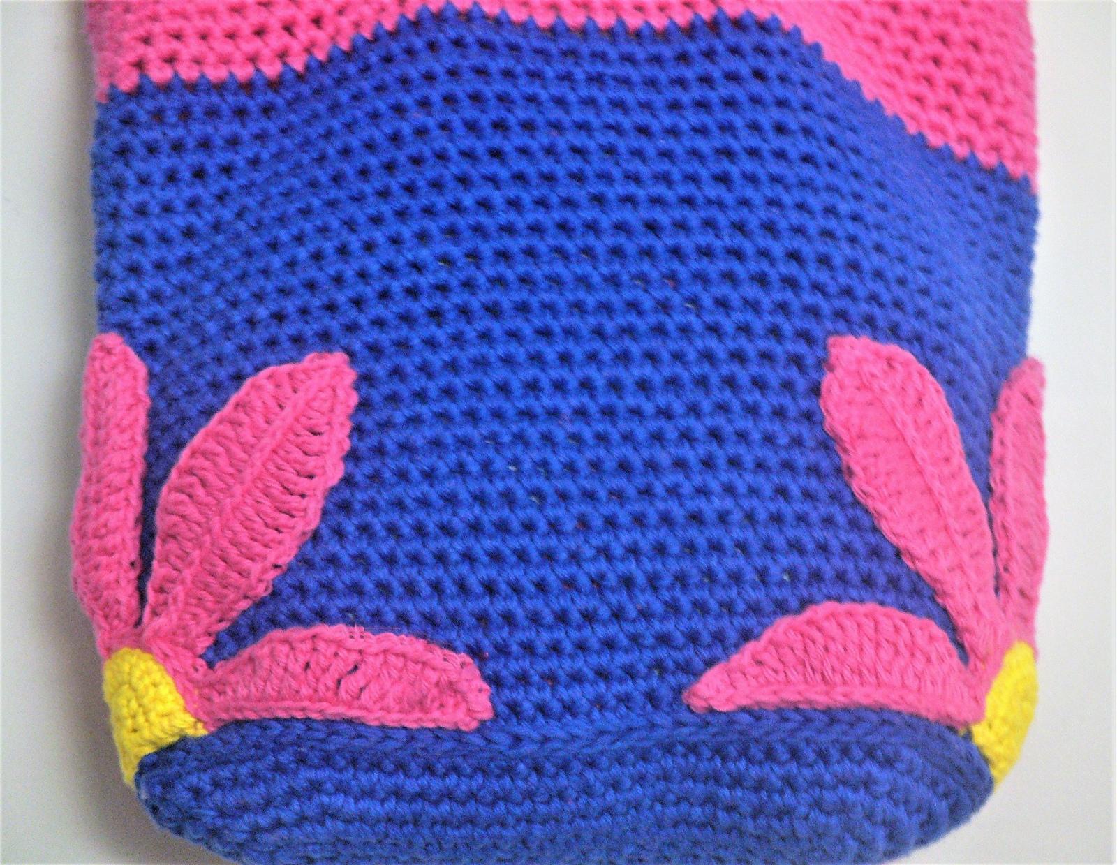 Crochet Flower Market Bag