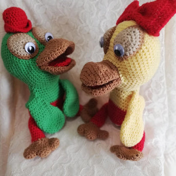 Duck Crochet Hand Puppet
