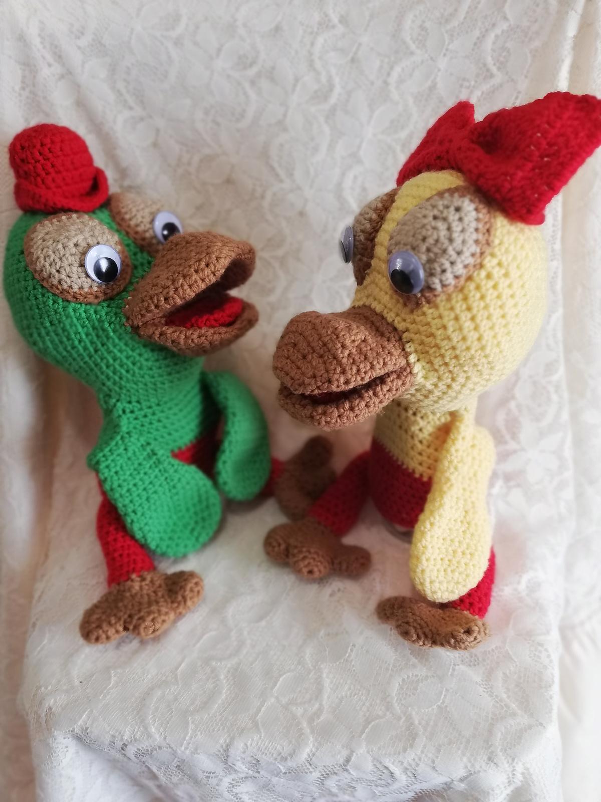 Duck Crochet Hand Puppet