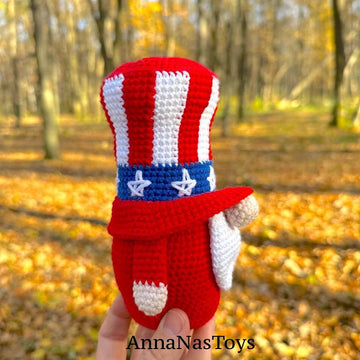 Patriotic gnome USA (boy)