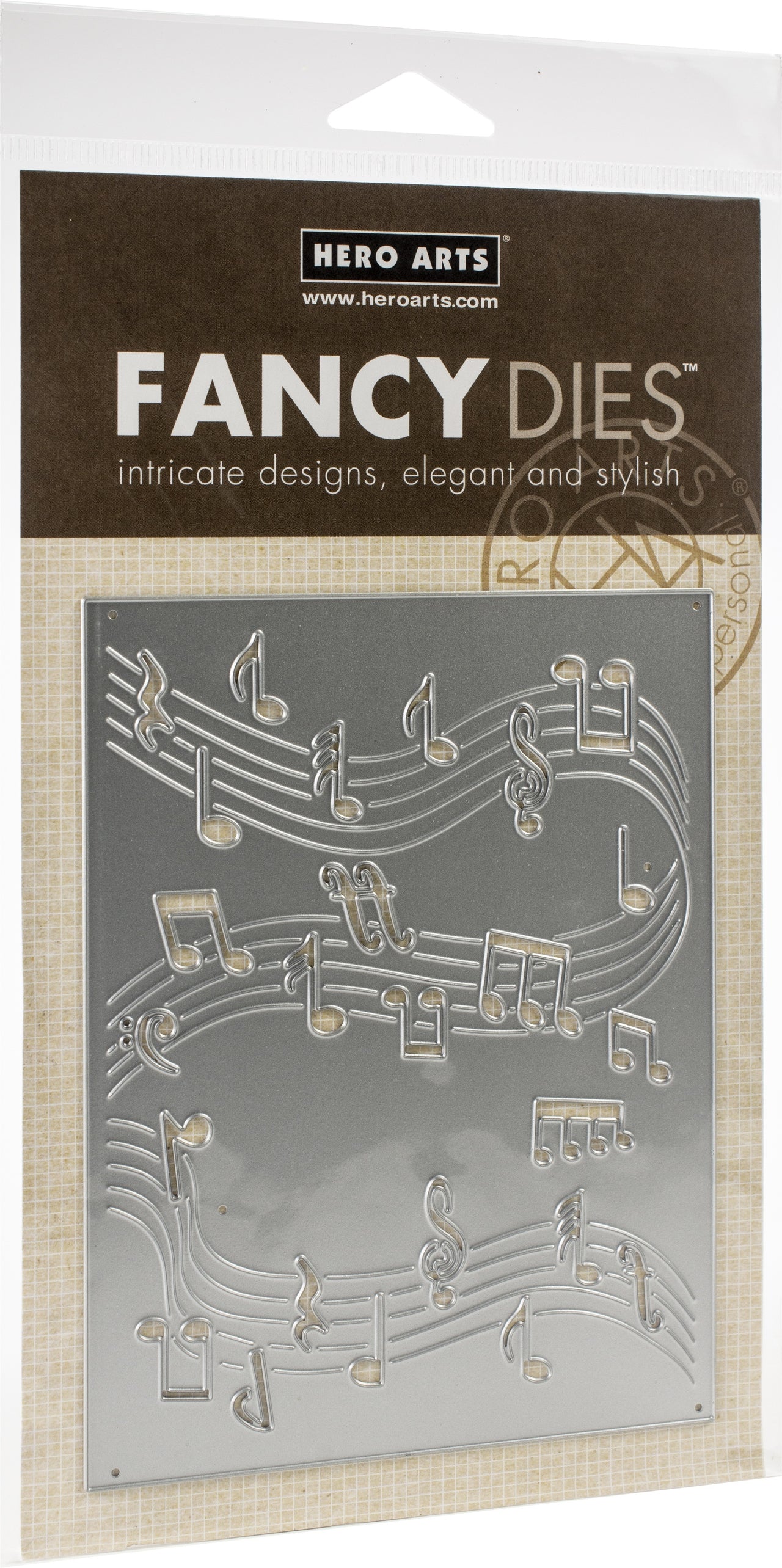 Hero Arts Fancy Dies - Dancing Music Notes
