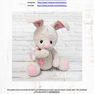 Plush bunny Teddy