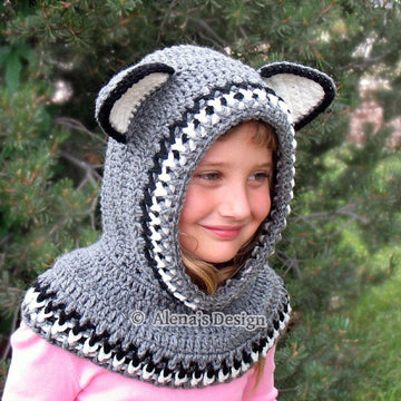 Hooded Cowl with Ears 2