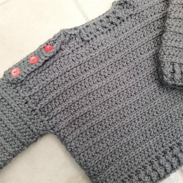 Crochet Sweater Pattern Baby Jumper Crochet PDF Kids Pullover Pattern Beginner Friendly Winter Crochet Easy Baby Sweater DIYweater