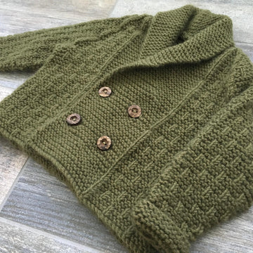 Winston Cardigan in Debbie Bliss Baby Cashmerino  BJ31