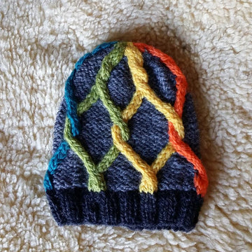 Rainbow Cable Cocoon and Hat