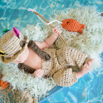 Baby Fishing Hat Pant Set - Michelson Set