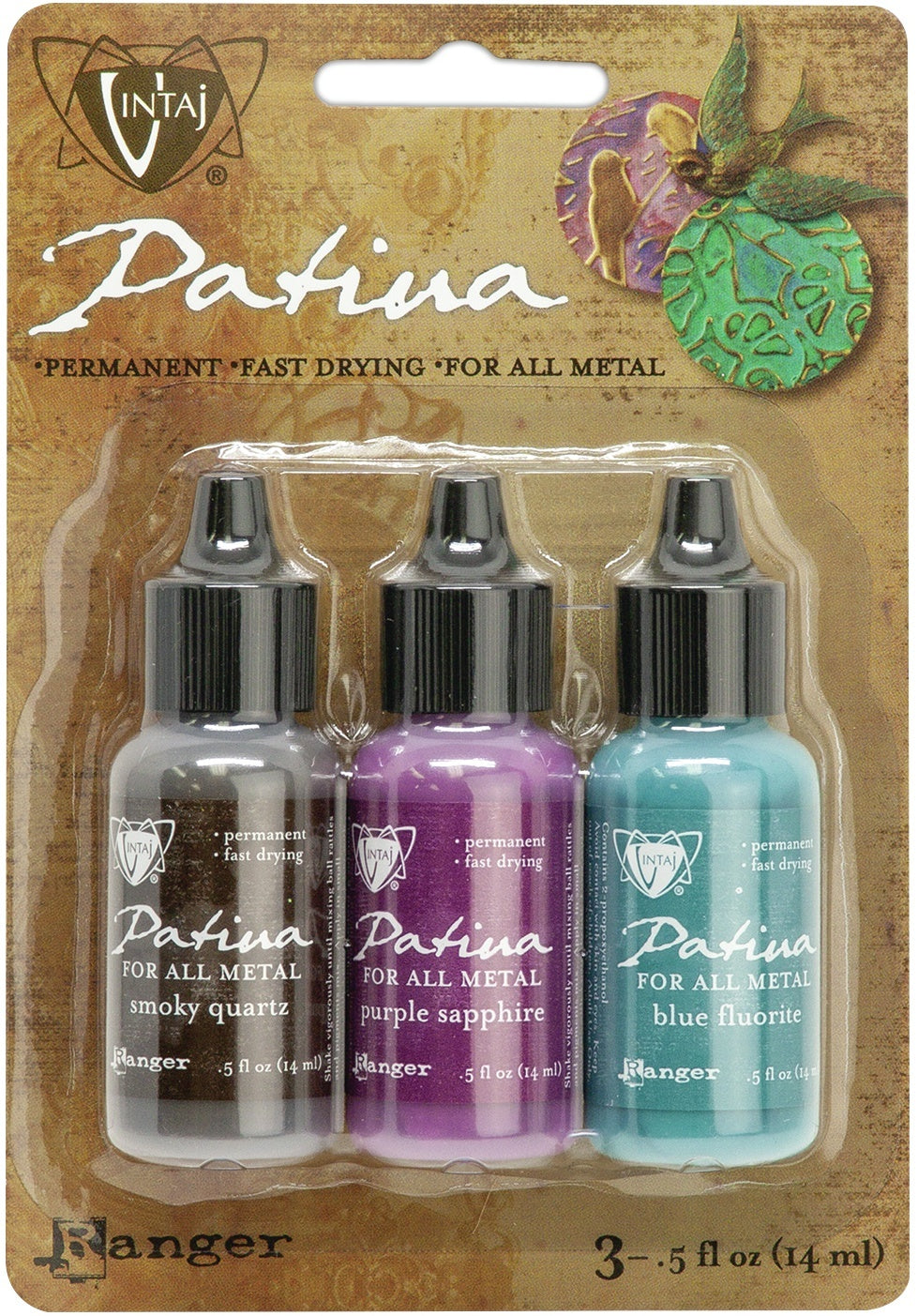 Ranger Vintaj Patinas 3/Pkg - Gemstone Fair
