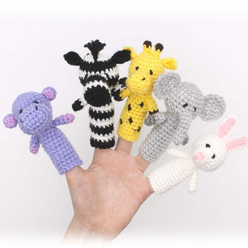 Animal Finger Puppets Crochet Pattern