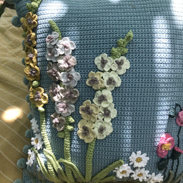 Chelsea flower show cushion cover