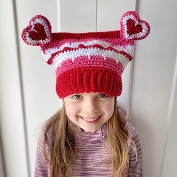Valentine's Day Lovebug Beanie